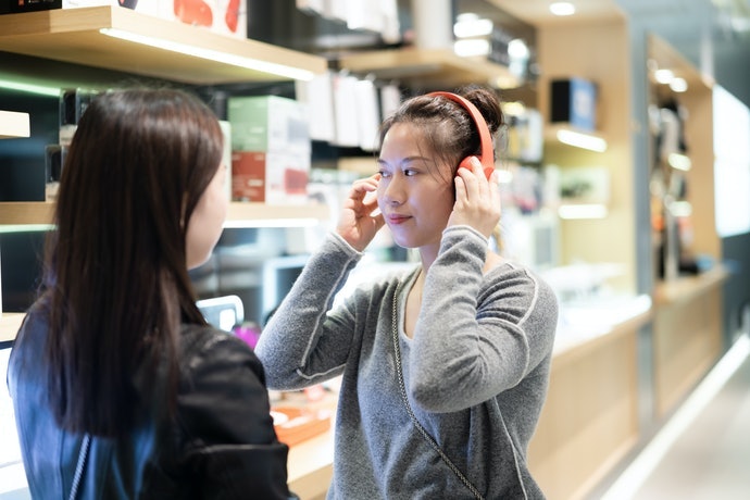 盡量至實體店面試聽、試用商品