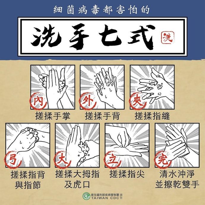 了解正確的洗手方式