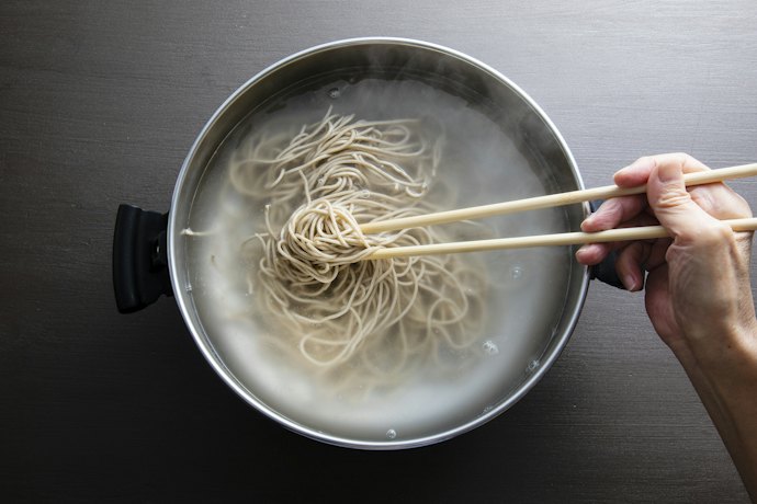 烹煮蕎麥麵條的訣竅