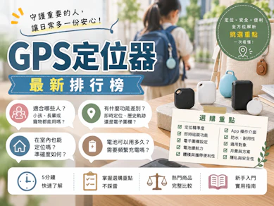 專家監製9 大GPS定位器推薦排行榜【2026最新】