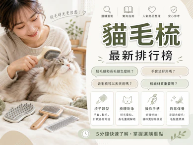 10 大貓毛梳推薦排行榜【2026最新】