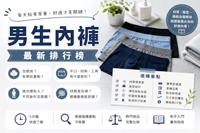 10 大男生內褲推薦排行榜【2026最新】