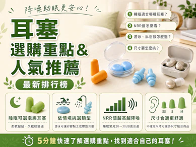 10 大耳塞推薦排行榜【2026最新】
