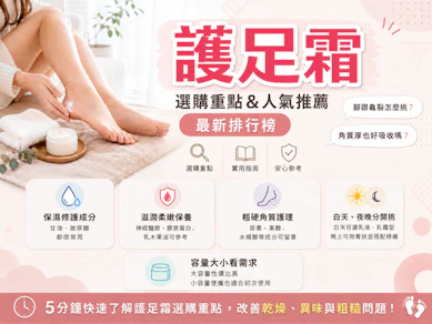 10 大護足霜推薦排行榜【2026最新】