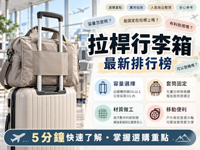 專家監製10 大拉桿旅行袋推薦排行榜【2026最新】