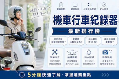 專家監製10 大機車行車紀錄器推薦排行榜【2026最新】