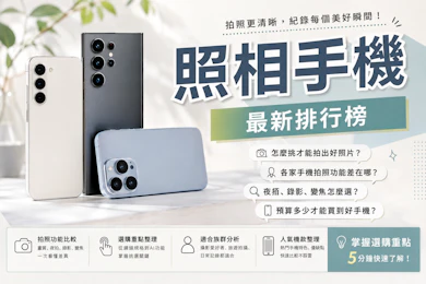 專家監製10 大照相手機推薦排行榜【2026最新】