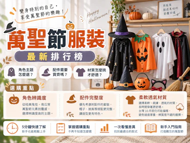 10 大萬聖節服裝推薦排行榜【2026最新】