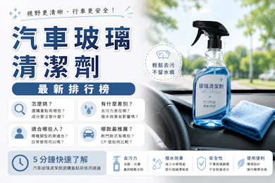 10 大汽車玻璃清潔劑推薦排行榜【2026最新】