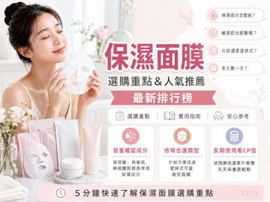 10 大保濕面膜推薦排行榜【2026最新】