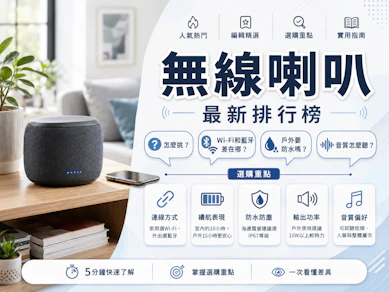專家監製10 大無線喇叭推薦排行榜【2026最新】