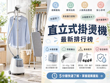 專家監製10 大直立式掛燙機推薦排行榜【2026最新】