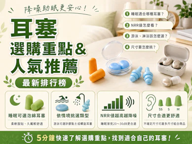 10 大耳塞推薦排行榜【2026最新】