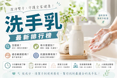 【2026最新】十大洗手乳推薦排行榜