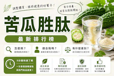 10 大苦瓜胜肽推薦排行榜【2026最新】