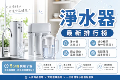專家監製10 大淨水器推薦排行榜【2026最新】