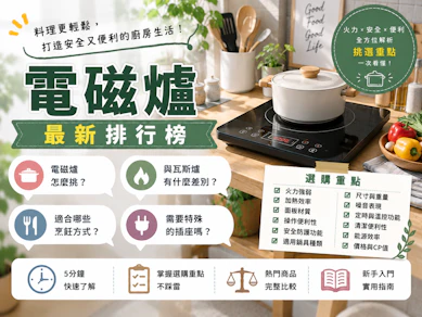 專家監製10 大電磁爐推薦排行榜【2026最新】