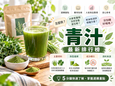 10 大青汁推薦排行榜【2026最新】