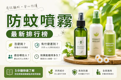 10 大防蚊噴霧推薦排行榜【2026最新】