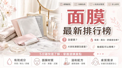 10 大面膜推薦排行榜【2026最新】