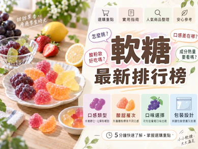 【2026最新】十大軟糖推薦排行榜