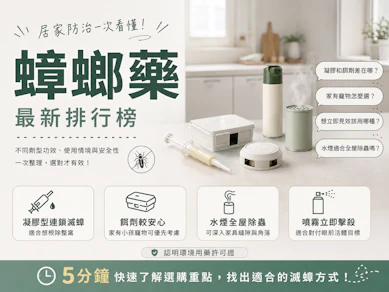 10 大蟑螂藥推薦排行榜【2026最新】
