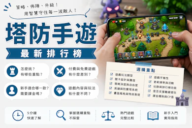 10 大塔防手遊推薦排行榜【2026最新】