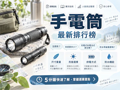 10 大手電筒推薦排行榜【2026最新】
