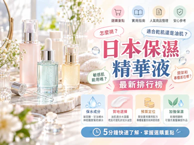 【開箱】10 大日本保濕精華液推薦排行榜【2026最新】
