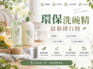 專家監製9 大環保洗碗精推薦排行榜【2026最新】