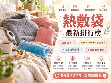 10 大熱敷袋推薦排行榜【2026最新】