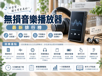 10 大無損音樂播放器推薦排行榜【2026最新】
