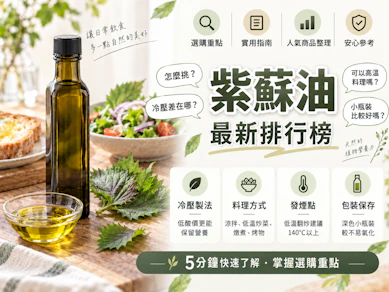 10 大紫蘇油推薦排行榜【2026最新】