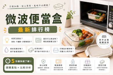 10 大微波便當盒推薦排行榜【2026最新】