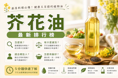 營養師監製10 大芥花油推薦排行榜【2026最新】