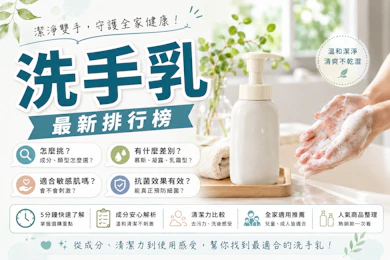 【2026最新】十大洗手乳推薦排行榜