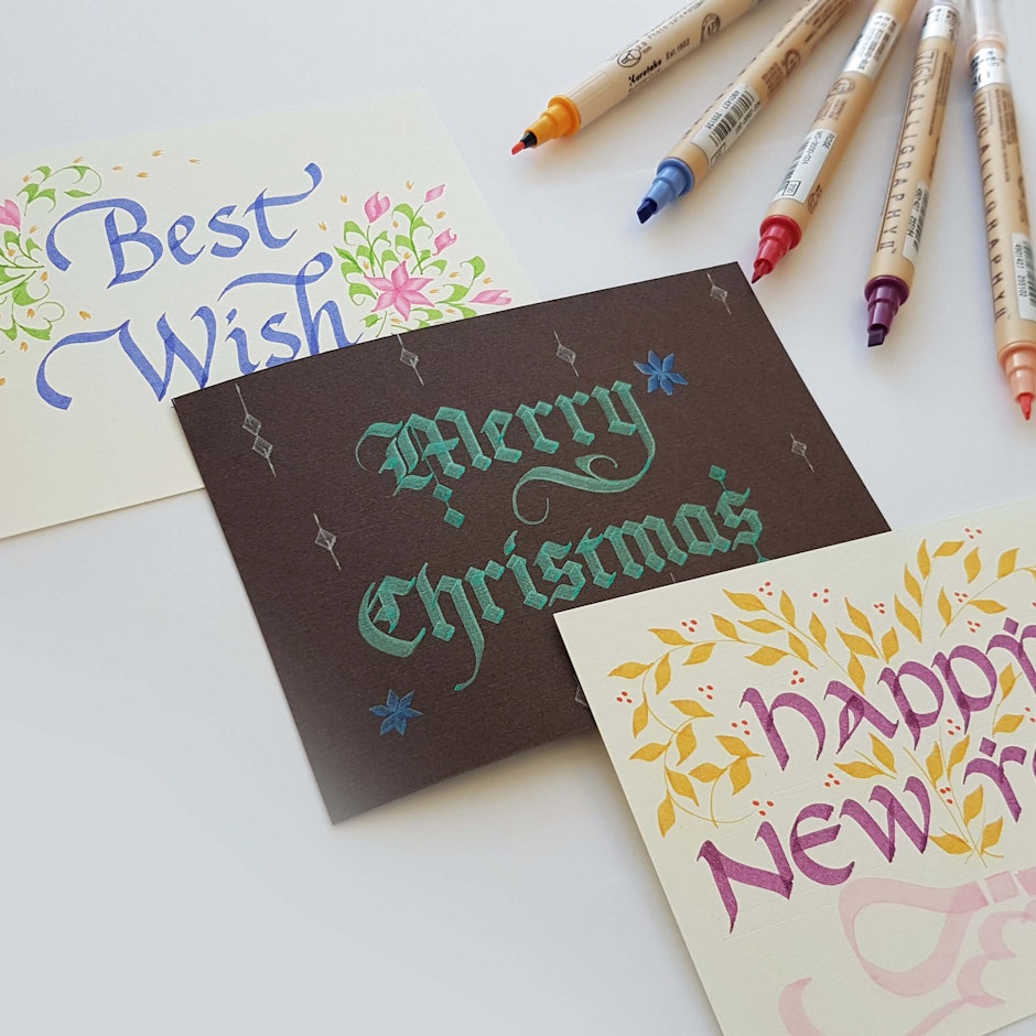 花體字老師推薦10款愛用的花體字工具