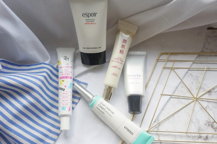 美妝部落客推薦5款夏日必備防曬及保養用品
