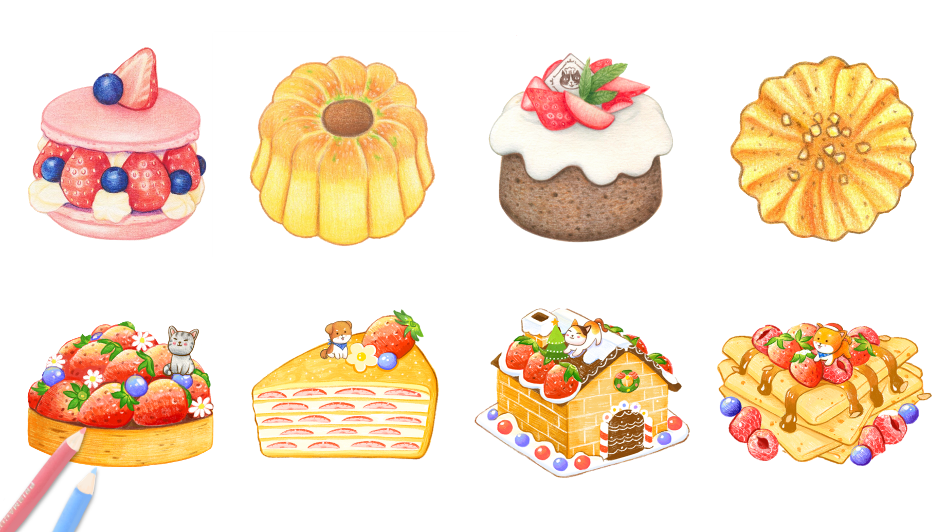 食旅插畫家推薦8款繪製美食愛用工具		