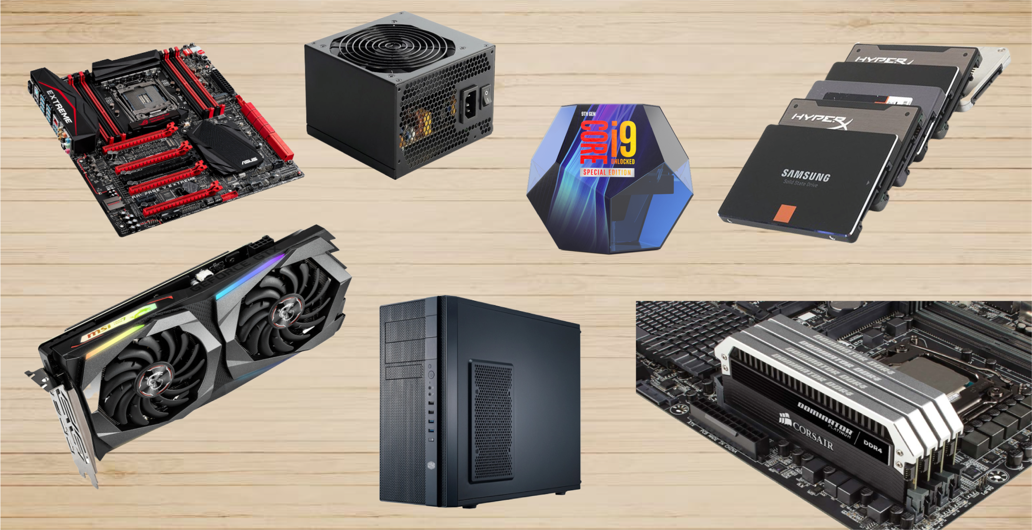 電腦組裝玩家推薦10款市售組裝電腦入門必備零件