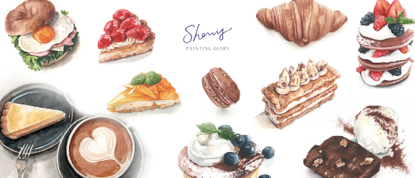 圖文創作家推薦8款手繪精緻食物愛用畫具		