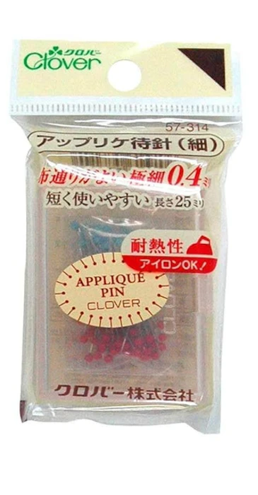 Clover可樂牌 極細0.4mm貼布縫專用珠針 Translation missing: zh-TW.activerecord.decorators.item_part_image/alt
