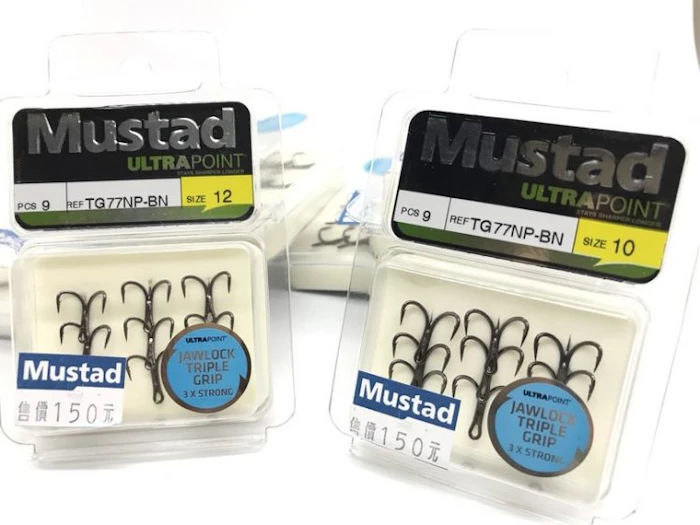 Mustad慕斯達 鎖顎3倍強三本鉤 TG77NP-BN Translation missing: zh-TW.activerecord.decorators.item_part_image/alt