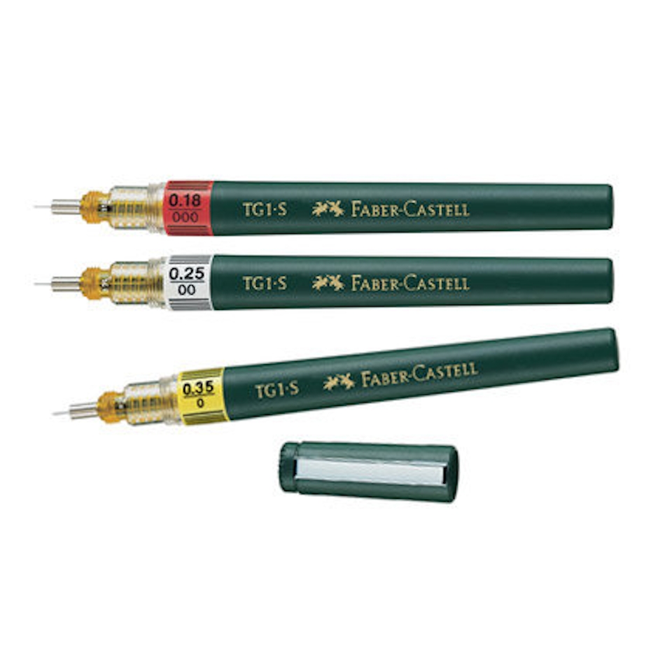 Faber-Castell輝柏文具 0.2mm不鏽鋼製圖針筆 TG1-S Translation missing: zh-TW.activerecord.decorators.item_part_image/alt
