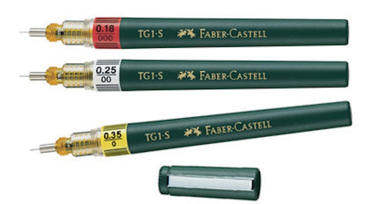 Faber-Castell輝柏文具 0.2mm不鏽鋼製圖針筆 TG1-S Translation missing: zh-TW.activerecord.decorators.item_part_image/alt
