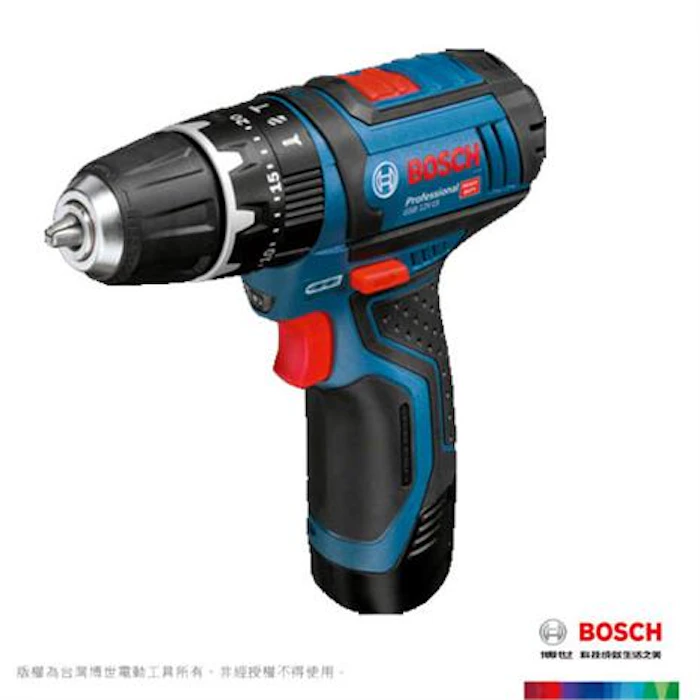 Bosch博世 充電式震動電鑽 GSB 12-2-LI Professional Translation missing: zh-TW.activerecord.decorators.item_part_image/alt