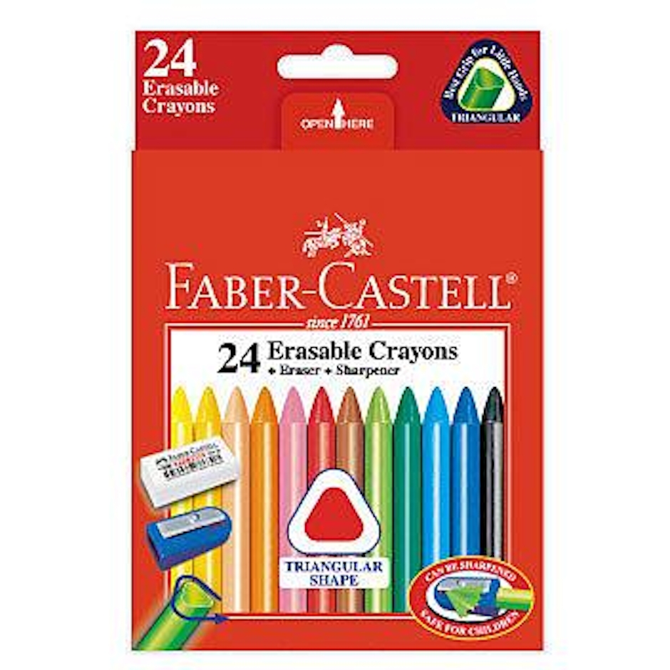 FABER–CASTELL輝柏 三角擦擦蠟筆 Translation missing: zh-TW.activerecord.decorators.item_part_image/alt