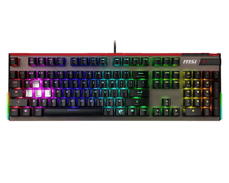 MSI微星 Vigor GK80 Cherry MX RGB 機械電競鍵盤 Translation missing: zh-TW.activerecord.decorators.item_part_image/alt