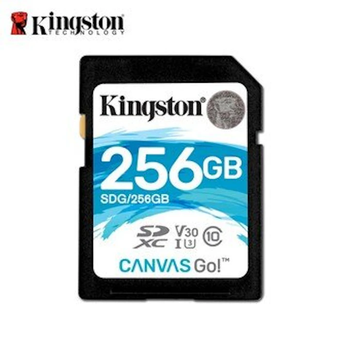 Kingston金士頓 Canvas GO! Plus UHS-I 256GB 記憶卡 Translation missing: zh-TW.activerecord.decorators.item_part_image/alt