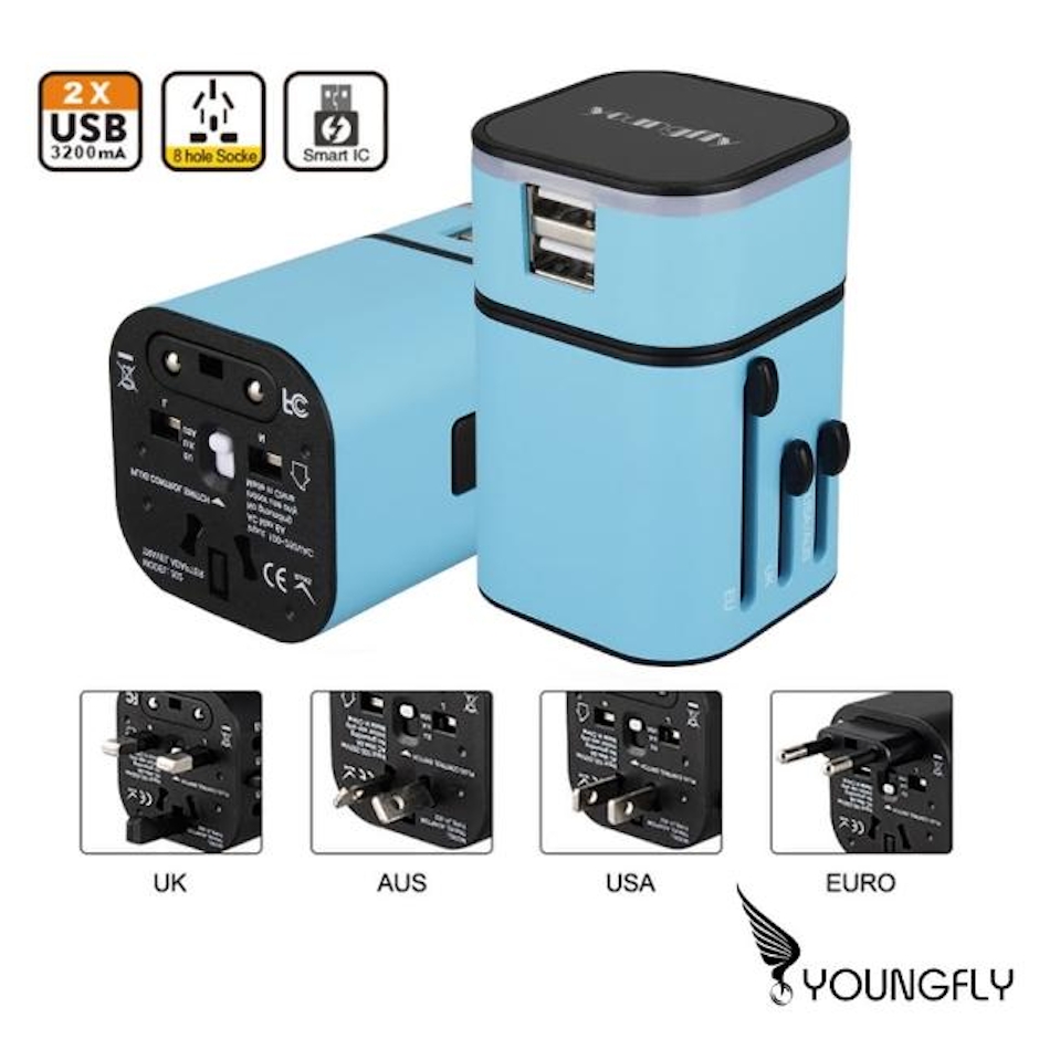 Youngfly 萬國多用旅行充電器 Translation missing: zh-TW.activerecord.decorators.item_part_image/alt